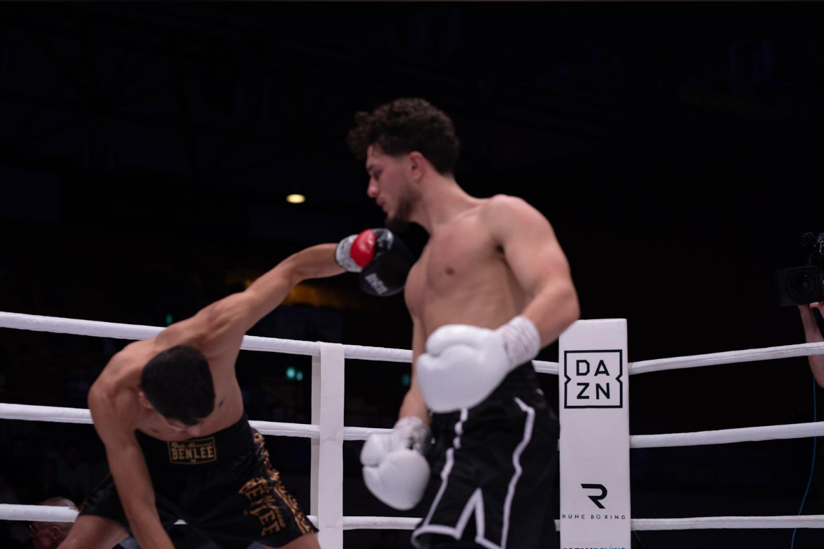 Festim Ademi als Profi im Ring